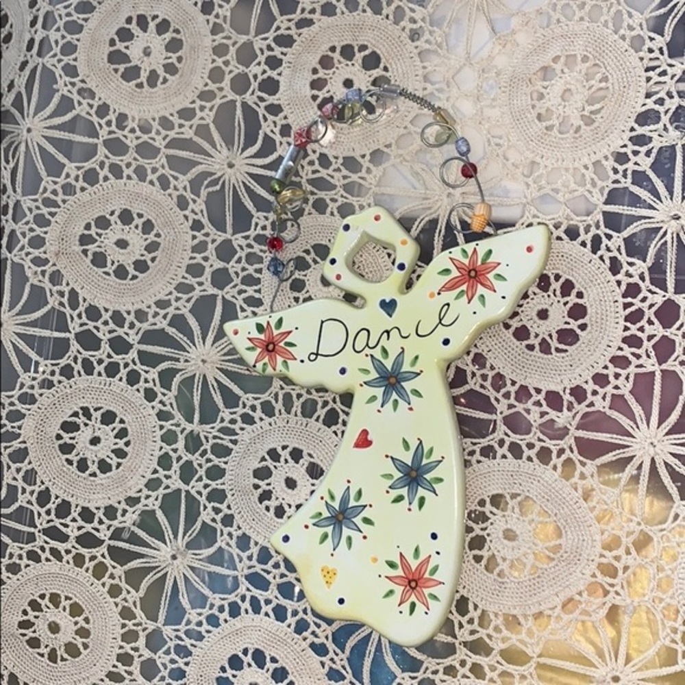 Angel wall hanging with saying Pre owned
